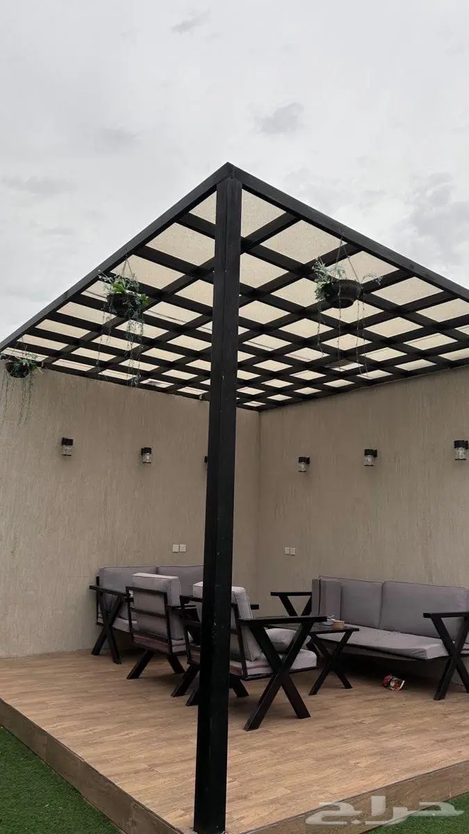 جلسات خارجيه خشبي 3