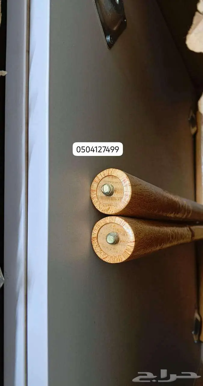 عدد (3) طاولات ضيافة خشبية جديدة 2
