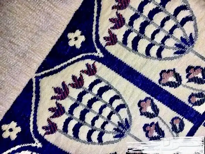 سجادة ايراني حرير مخملي نسج يدوي 17