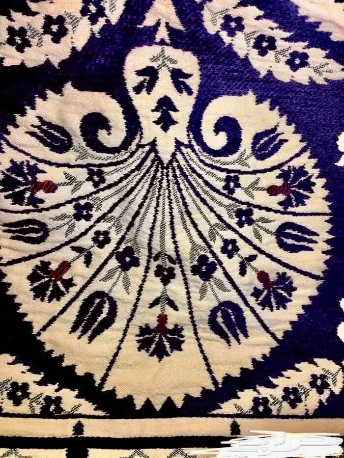 سجادة ايراني حرير مخملي نسج يدوي 14