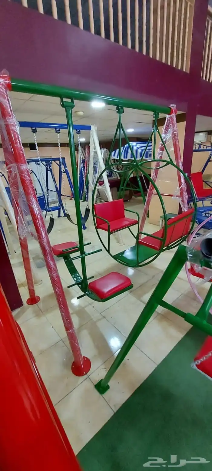 للبيع مراجيح اطفال احجام كبيرة وصقيرة وتفصيل الاحساء 36