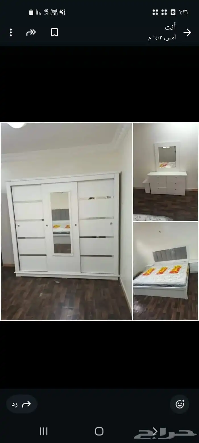 سراير حديد و خشب مراتب دولاب حديد و خشب 6