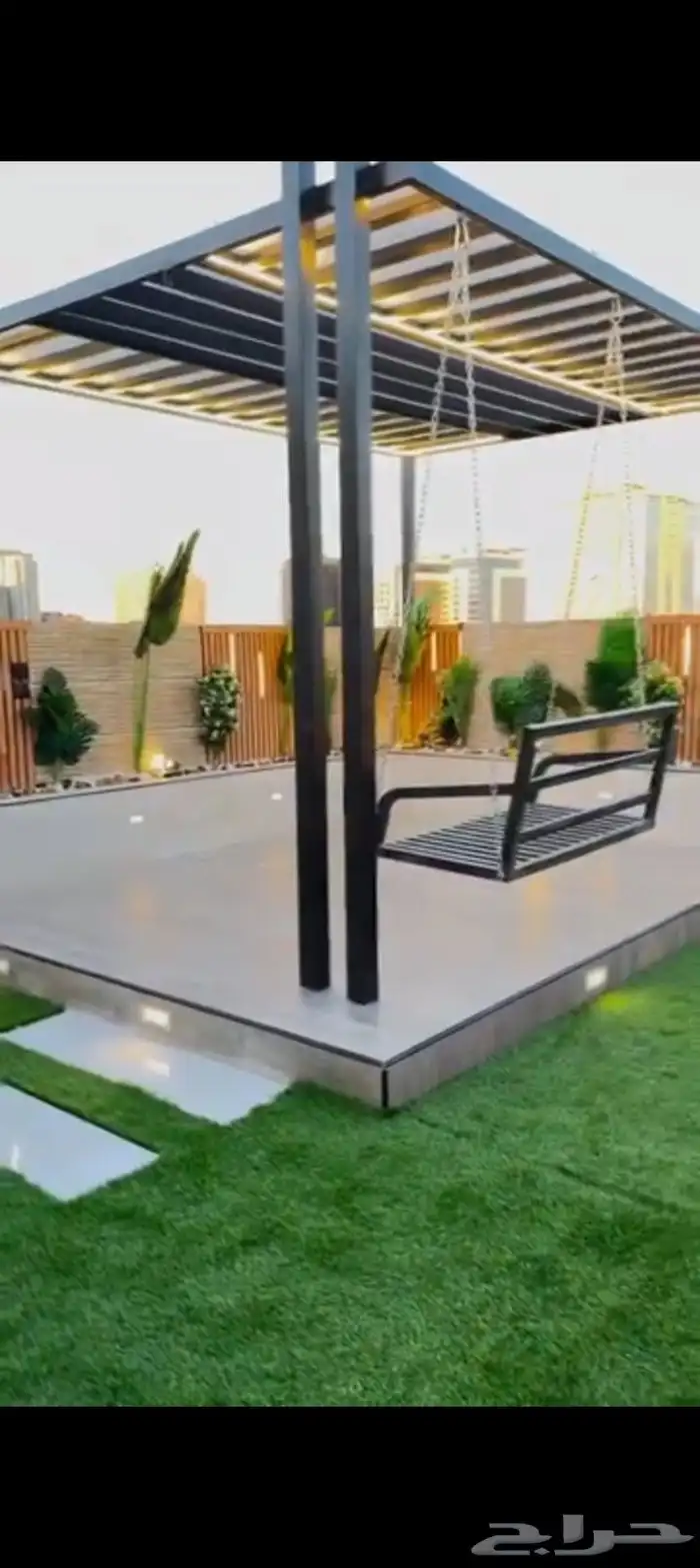 بديل خشب وعشب صناعي عاشب برضه جداري 2