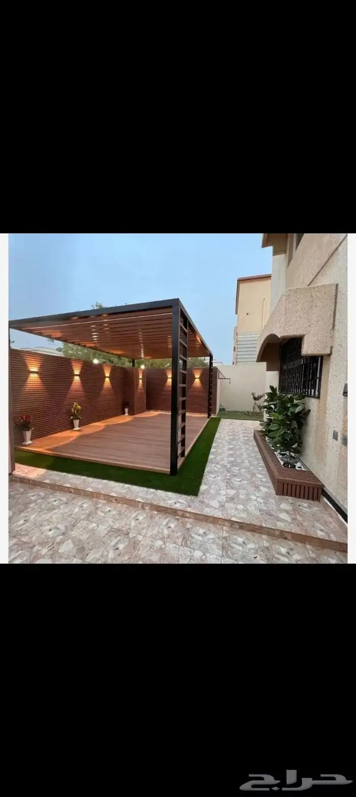 بديل خشب وعشب صناعي عاشب برضه جداري 9