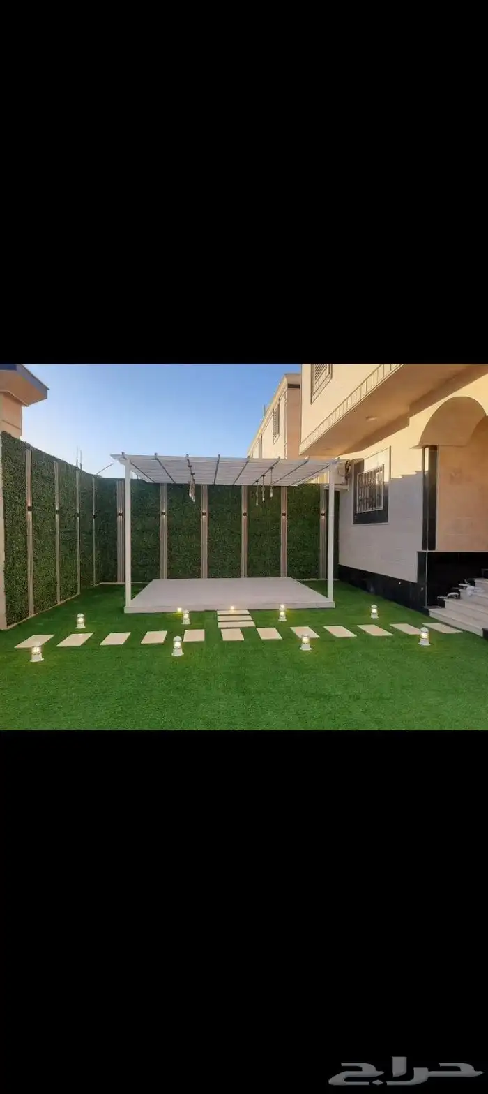 بديل خشب وعشب صناعي عاشب برضه جداري 7