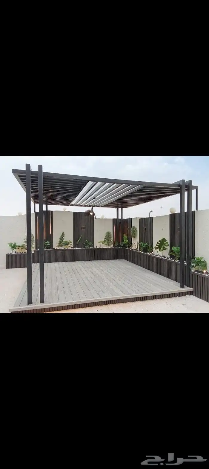 بديل خشب وعشب صناعي عاشب برضه جداري 19