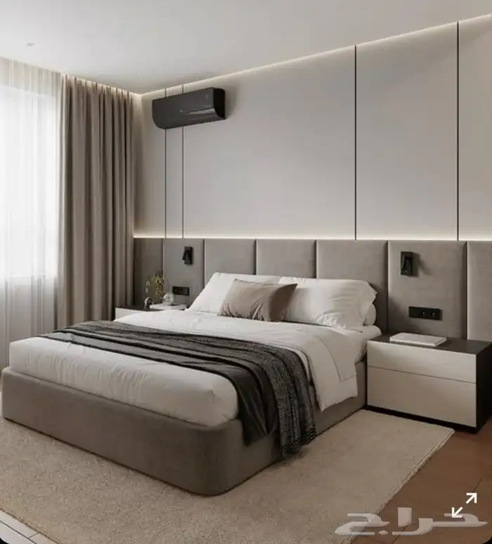 خلفيات سرير ديكورات شيبورد بديل خشب 4