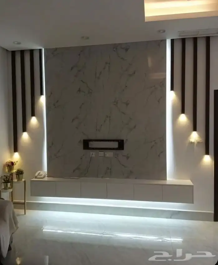 ديكوات شاشه  ديكور حامل شاشه 3