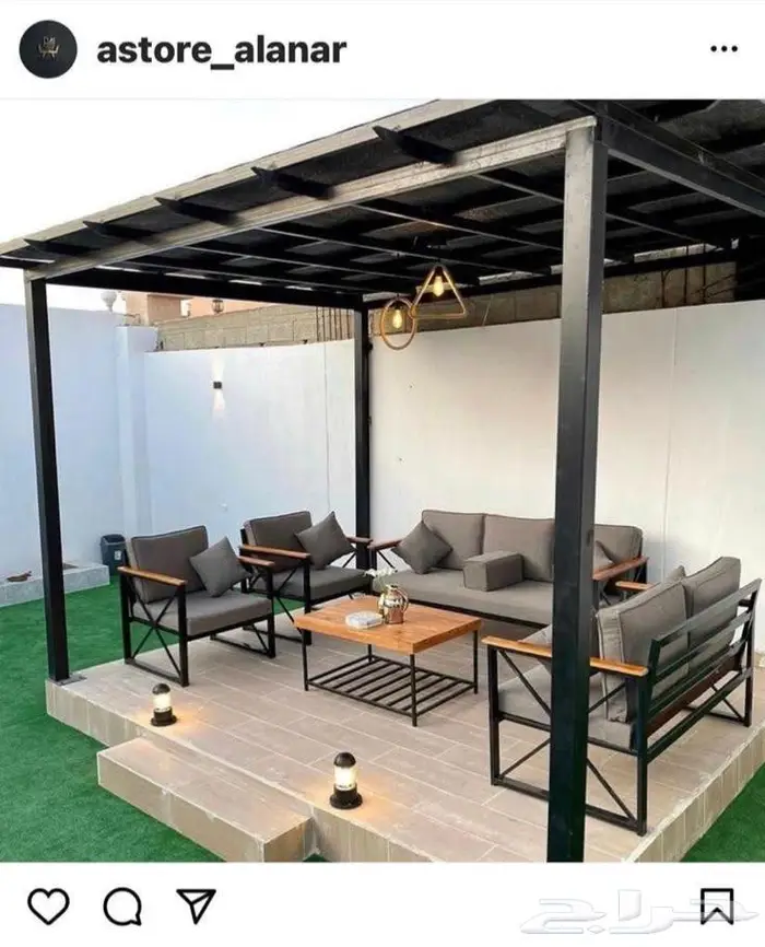 جلسات خارجيه خشبي 6