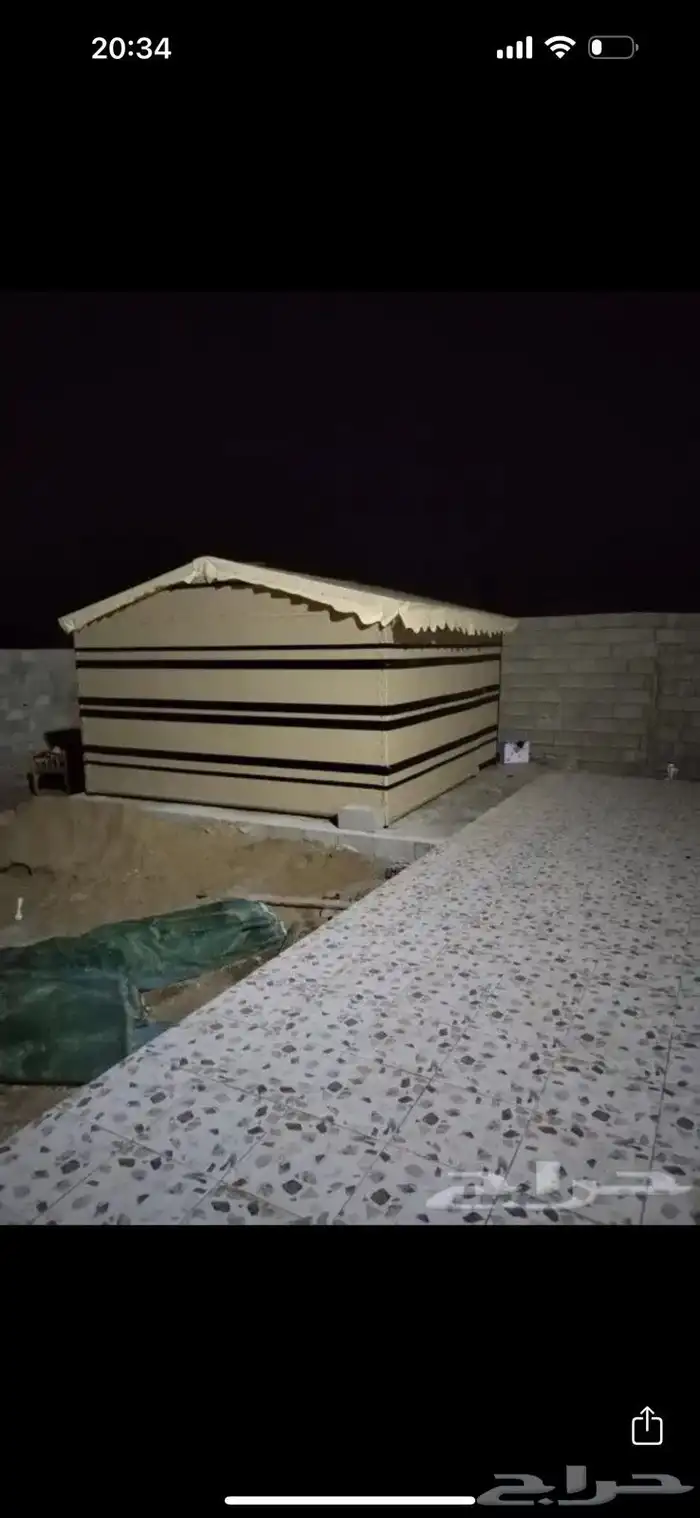 بيت شعر قرميد مظلات مشب نار 9