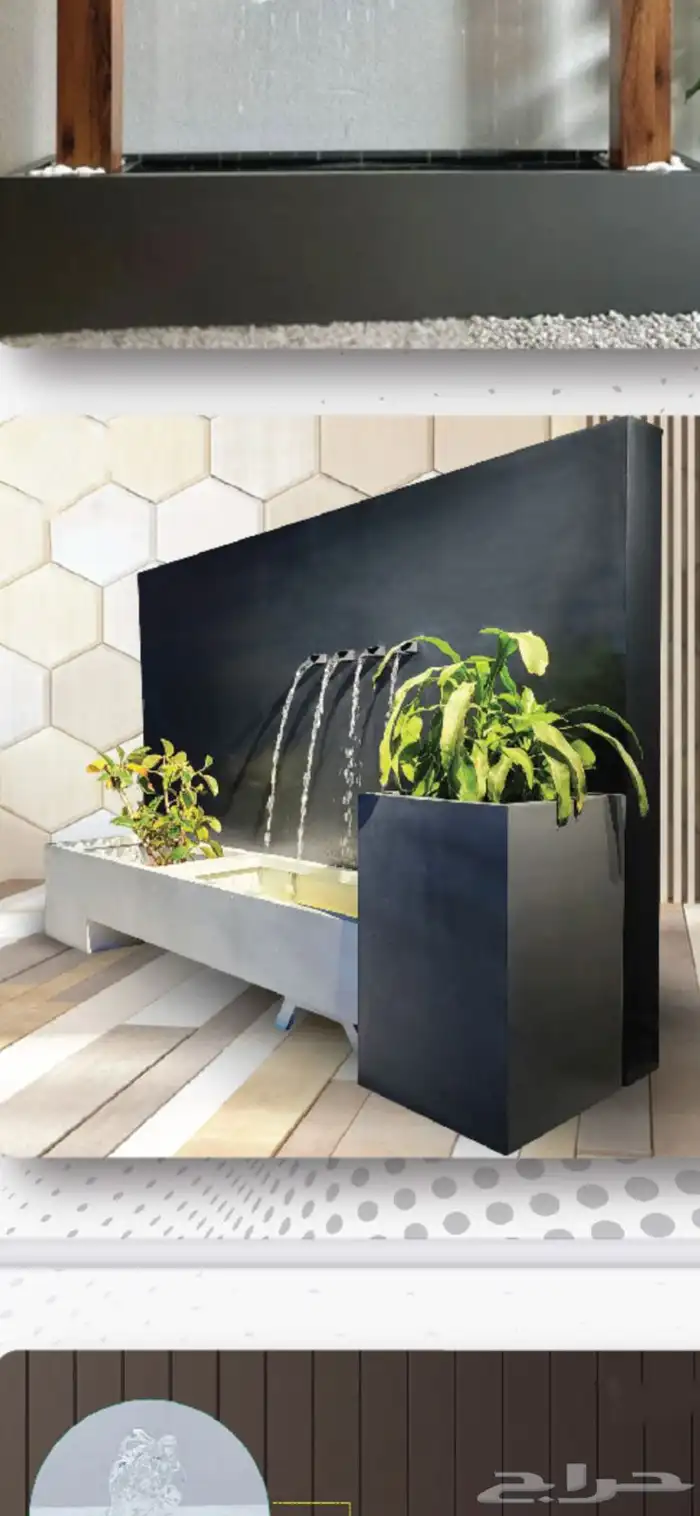 شلالات نوافير احواض فايبر 38