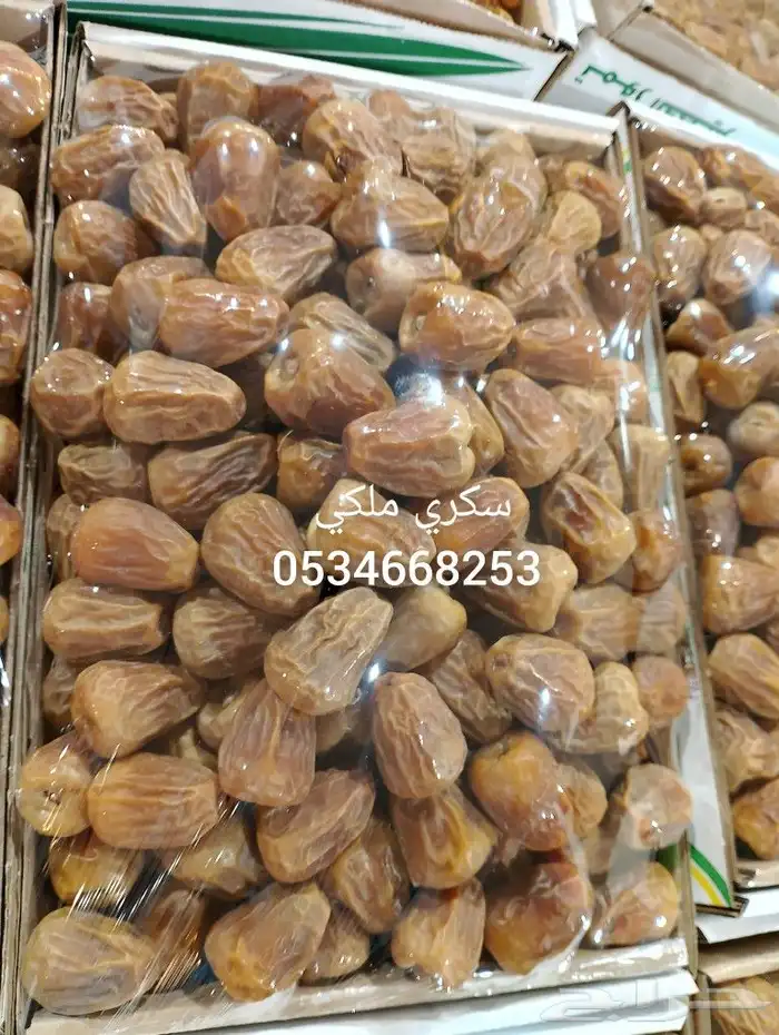 تمر سكري مفتل ملكي. اصفر 0