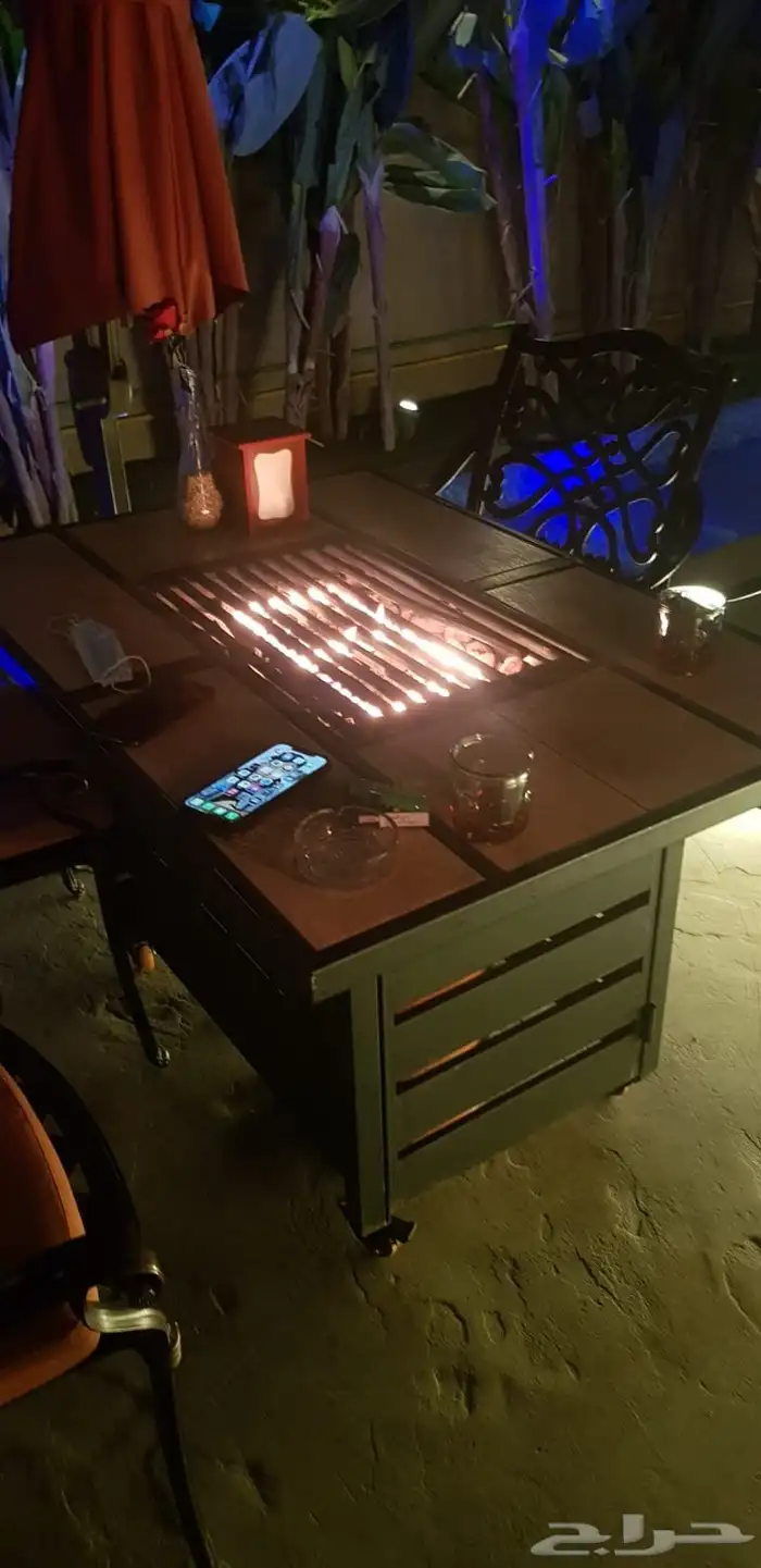 طاولات حدائق وتدفئه وشواء وفخمه 78