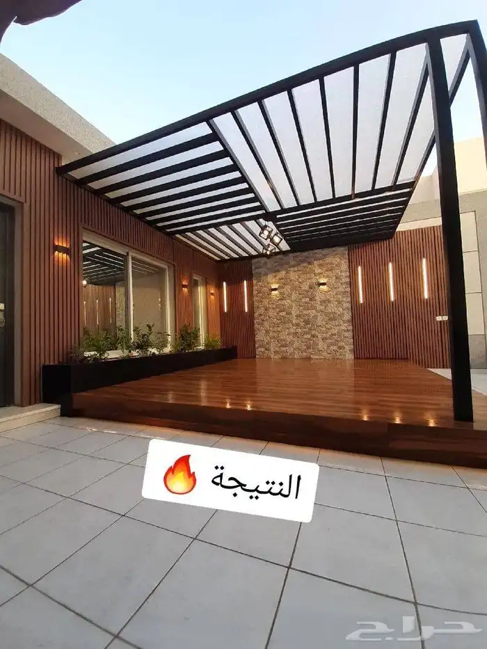 تصميم وتنفيذ جمع الجلسات الخارجية والغرف الزجاجية وشبكات اري 9