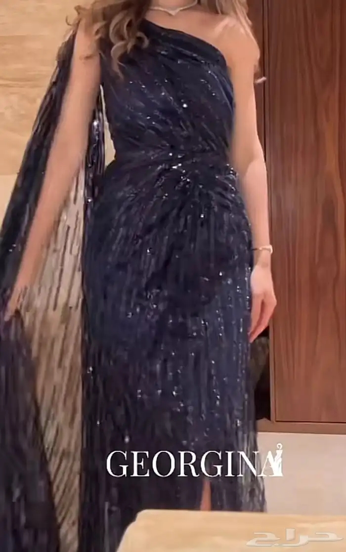 فستان كحلي لبسة وحدة 0