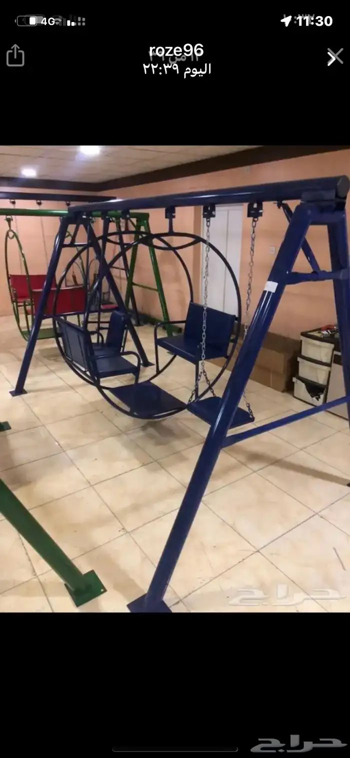 للبيع مراجيح اطفال احجام كبيرة وصقيرة وتفصيل الاحساء 3
