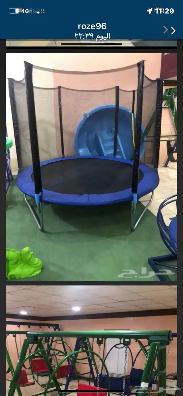 للبيع مراجيح اطفال احجام كبيرة وصقيرة وتفصيل الاحساء 5