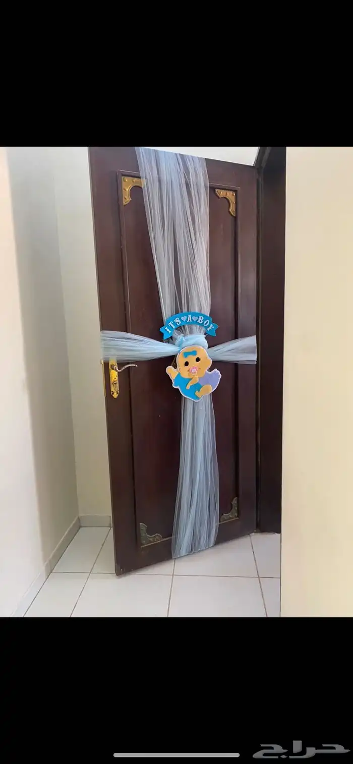 اغراض مواليد سرير زينة استقبال مولود 1
