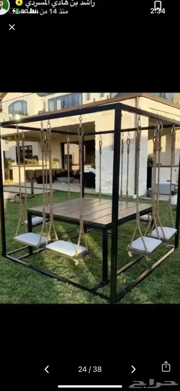 للبيع مراجيح اطفال احجام كبيرة وصقيرة وتفصيل الاحساء 45