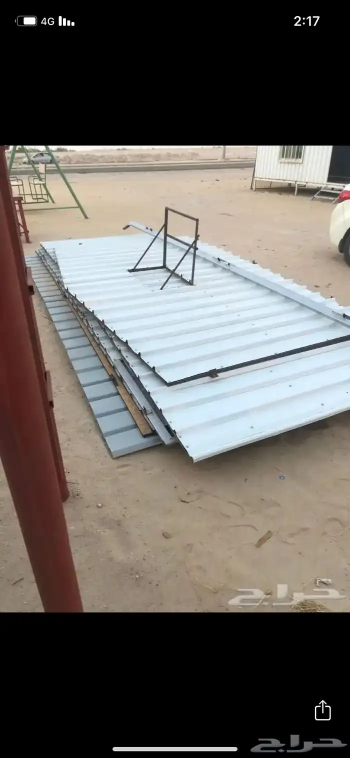 للبيع قرف حديد جميع المقسات جاهزة سهولة الفك والنقل 17