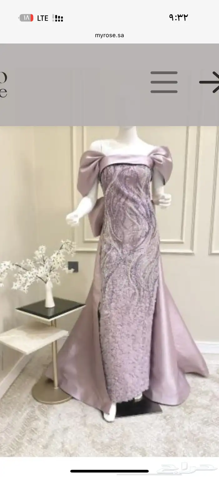 فستان جديد اخذته ب 650 لبسته مره وحده ونظيف ومغسل اللي جاد 0