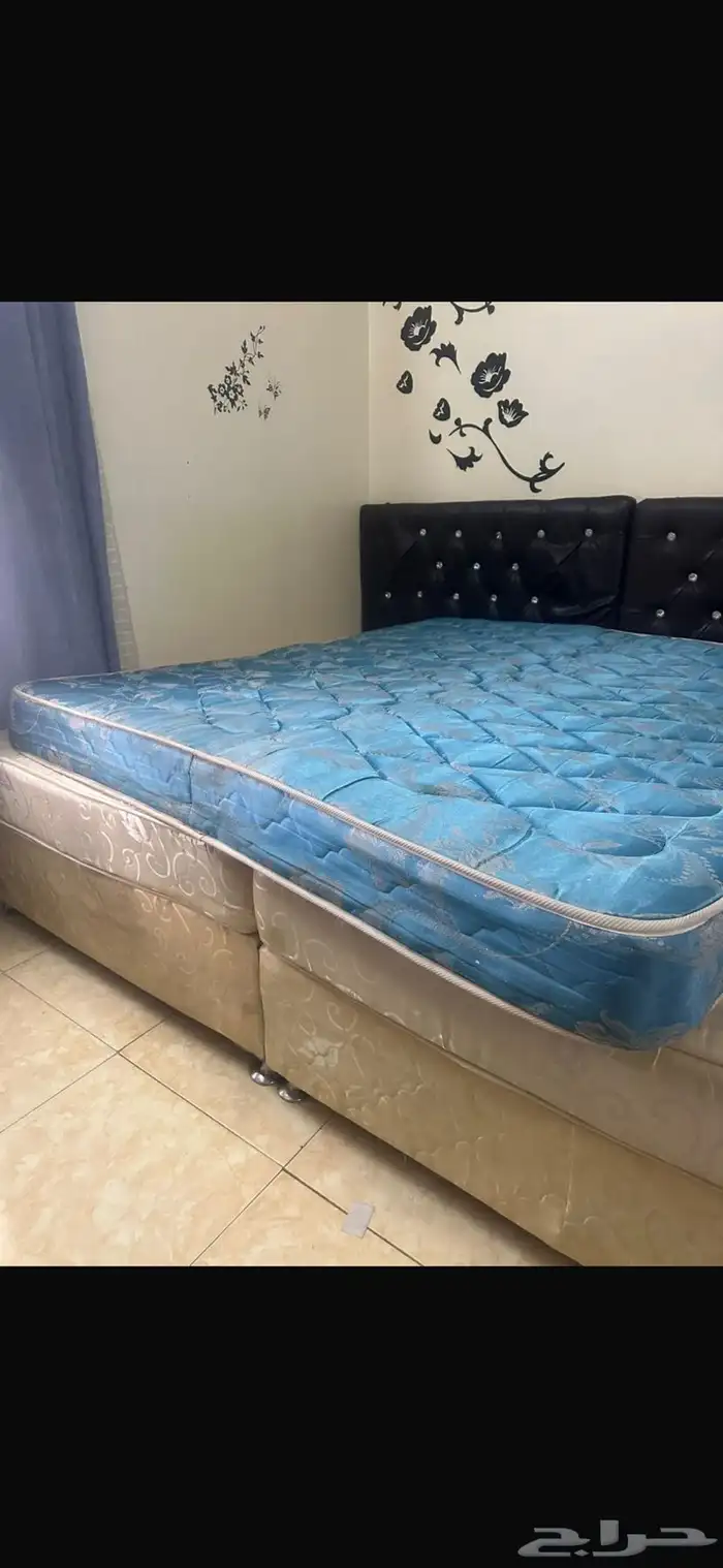 مرتبة سرير نوم سليب هاي مقاس 200 200 نظيفه 0