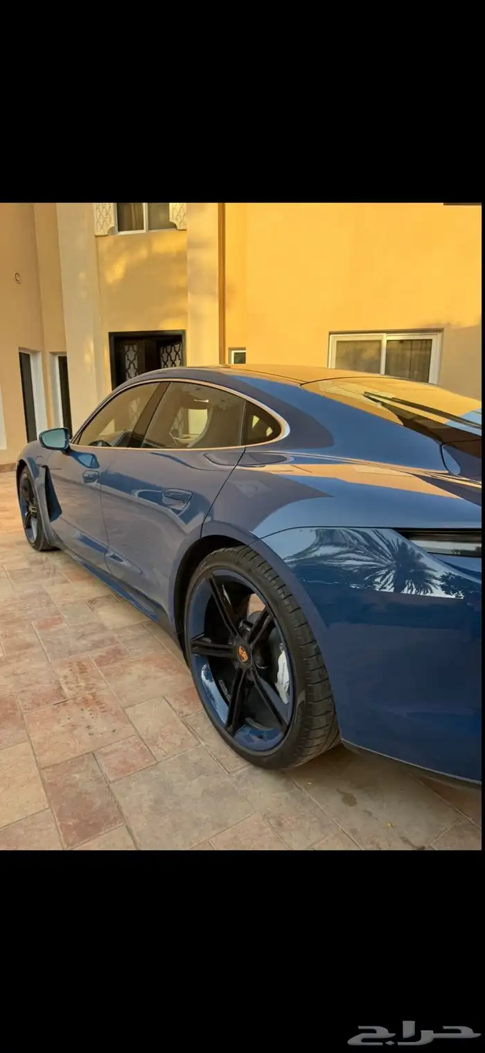 Porsche taycan turbo electric Arabian gulf 2021 2