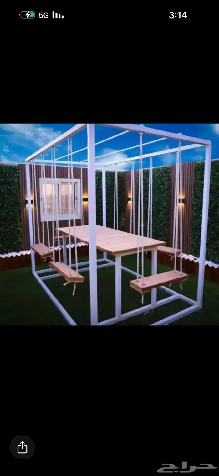 للبيع مراجيح اطفال احجام كبيرة وصقيرة وتفصيل الاحساء 93