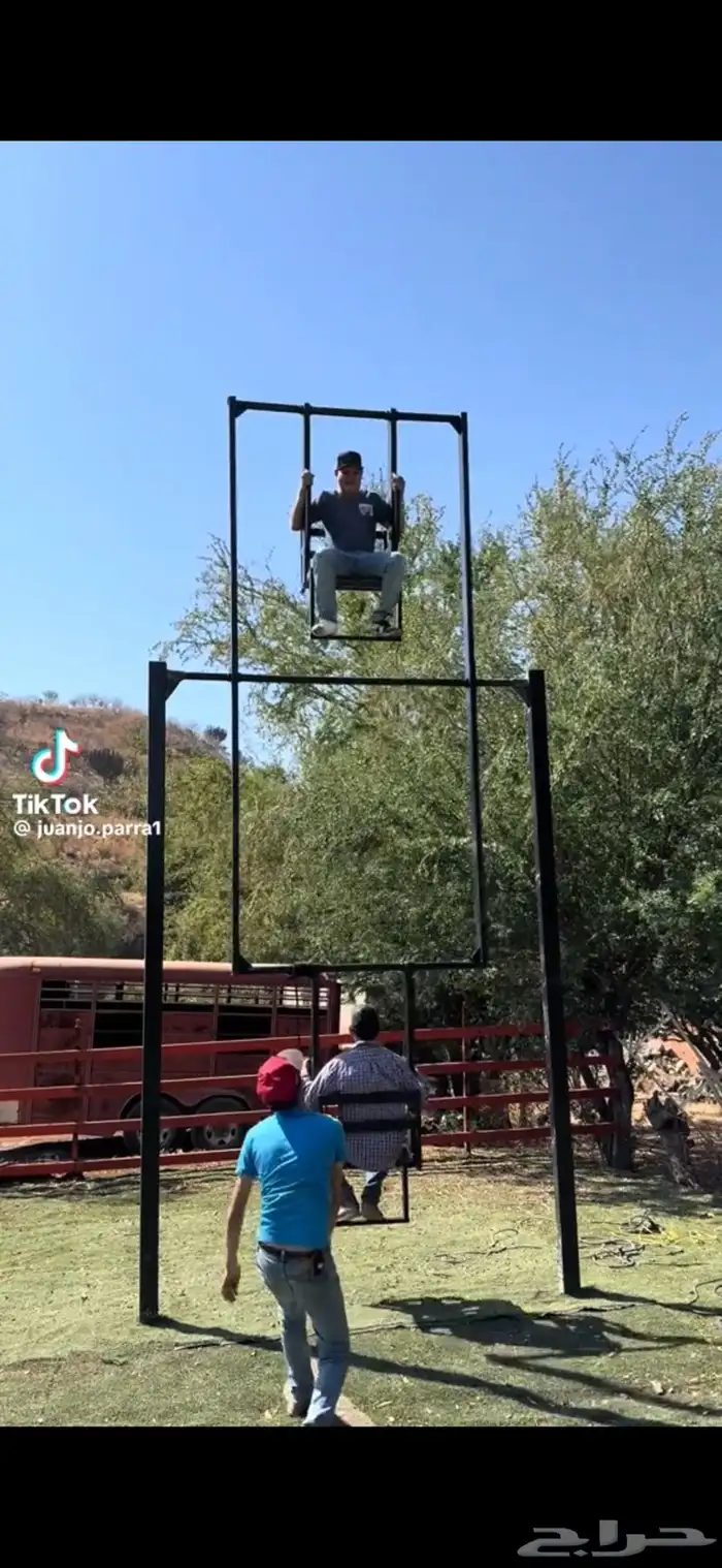 للبيع مراجيح اطفال احجام كبيرة وصقيرة وتفصيل الاحساء 89