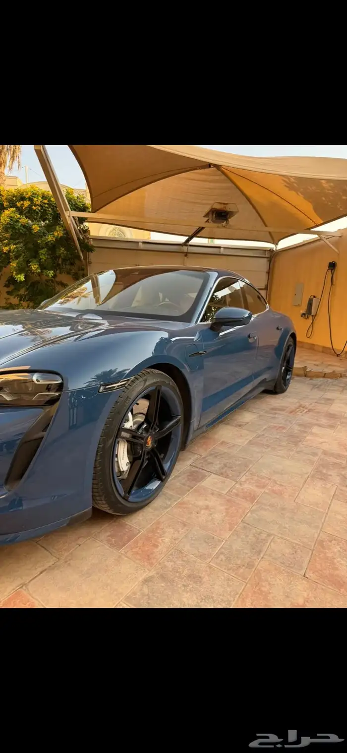 Porsche taycan turbo electric Arabian gulf 2021 1