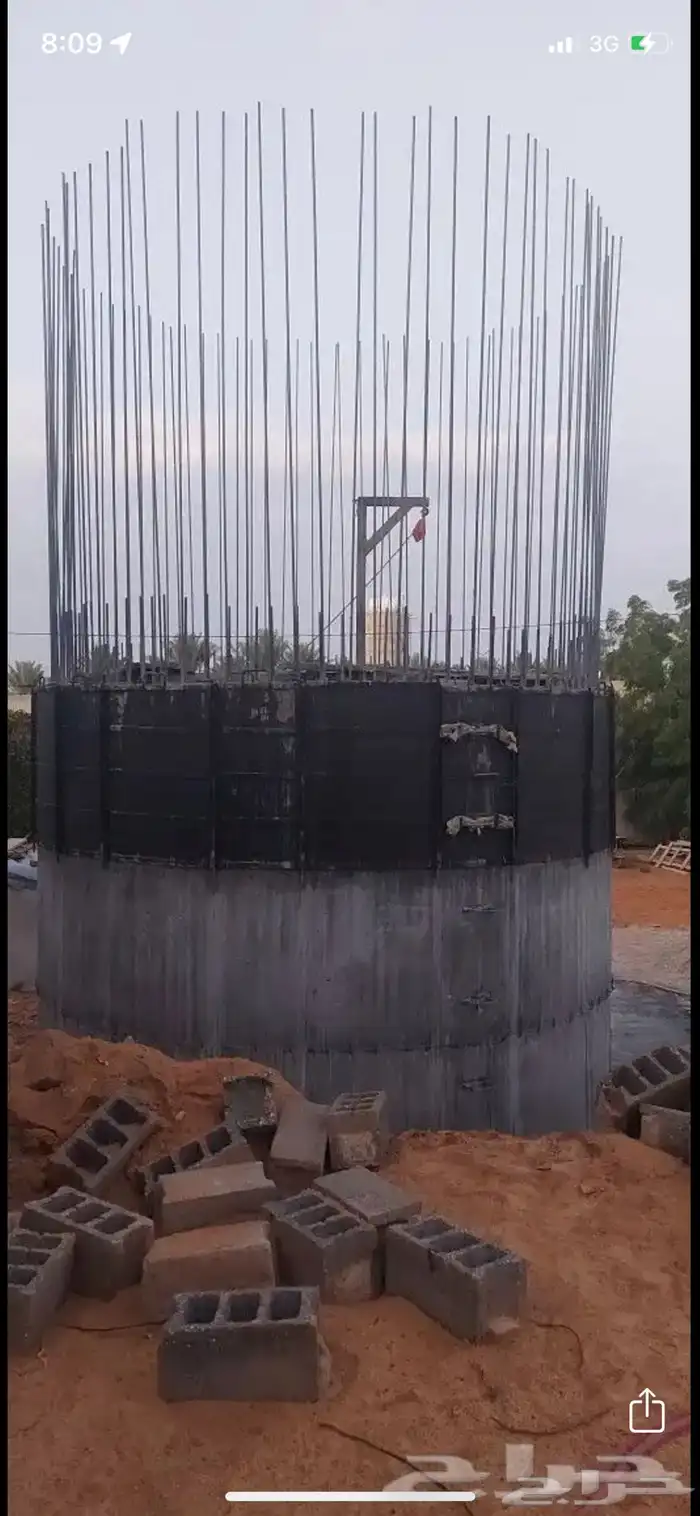 خزانات مياء الدايريه الحرسانه مبروم مزرغه 4