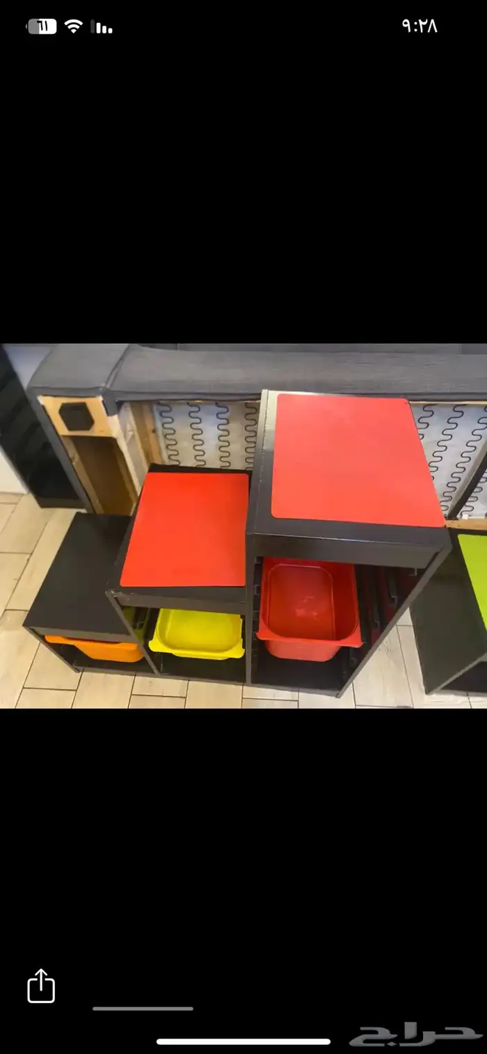 ادراج تخزين اطفال ايكيا لتخزين العاب اوالكتب 2