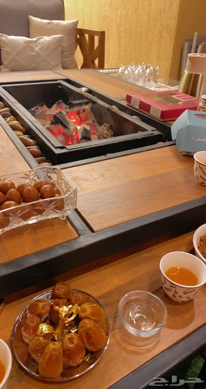 طاولات حدائق وتدفئه وشواء وفخمه 53