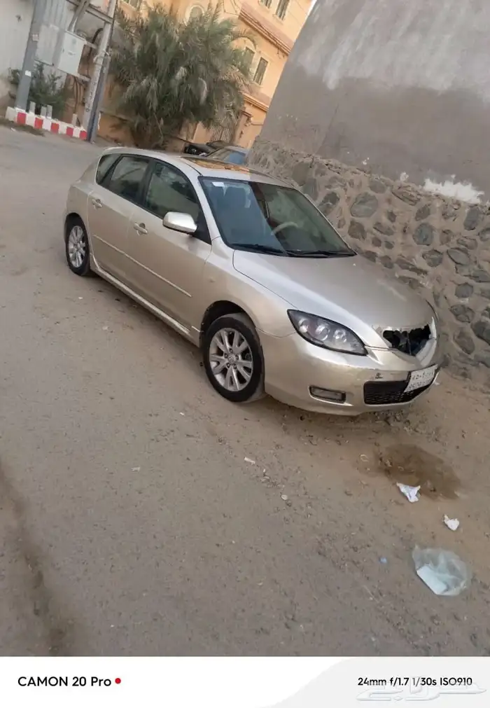 سياره مازدا موديل 2009 ما فيها الا الشبك الامامي المطلوب13 1
