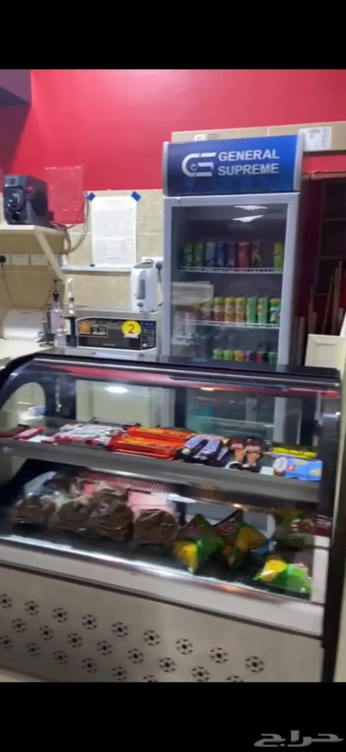 ثلاجة عرض حلويات او حلا او ورق عنب للبيع 0