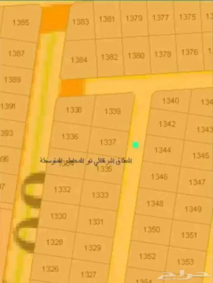 ارض مساحة 450 متر بموقع مميز في حي الفرقان جوهرة العروس 2