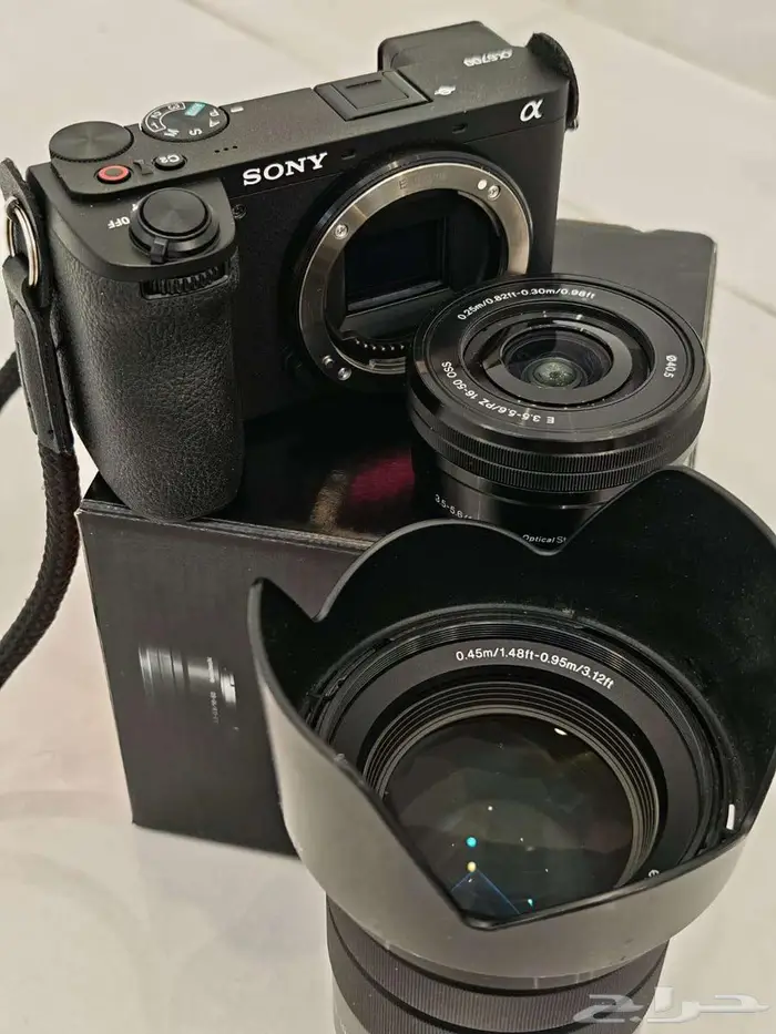 عدة تصوير احترافية شبه جديدة Sony A6700 عدستين ... 4