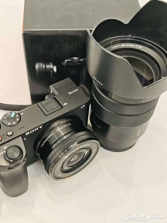 عدة تصوير احترافية شبه جديدة Sony A6700 عدستين ... 13
