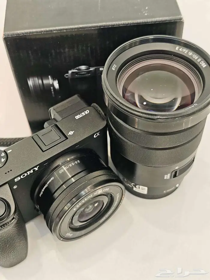 عدة تصوير احترافية شبه جديدة Sony A6700 عدستين ... 14