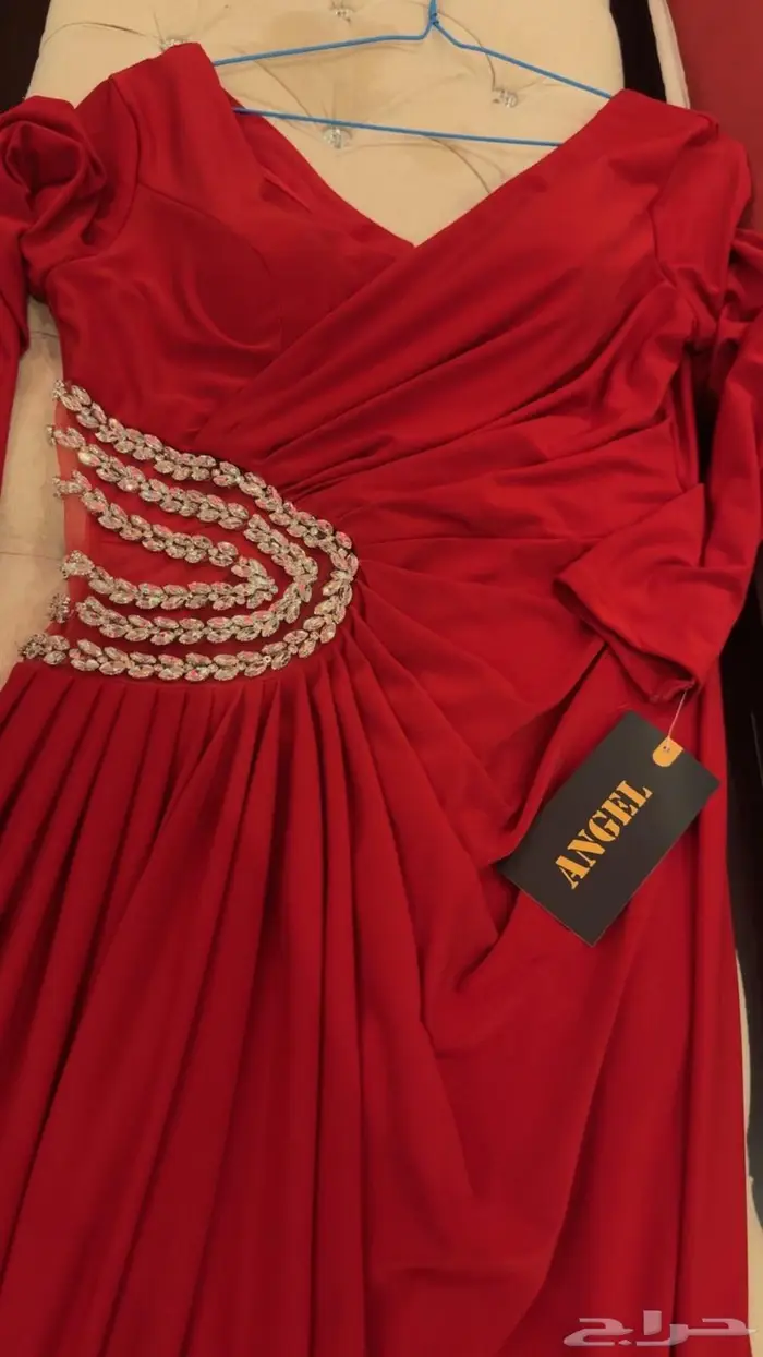 فستان سهرة احمر جديد 1