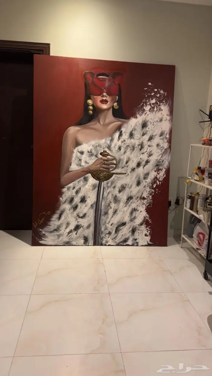 لوحة مرسومه يدويا 0