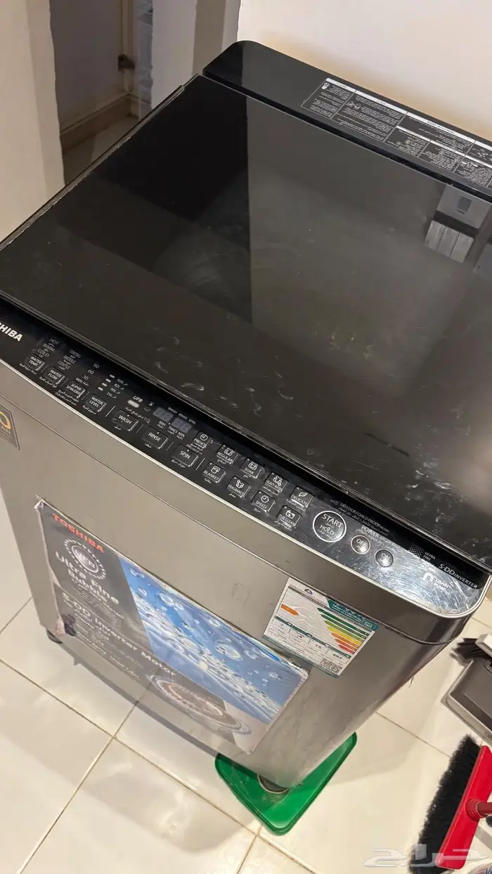 غساله توشيبا 15 كيلو فتحه علويه 0