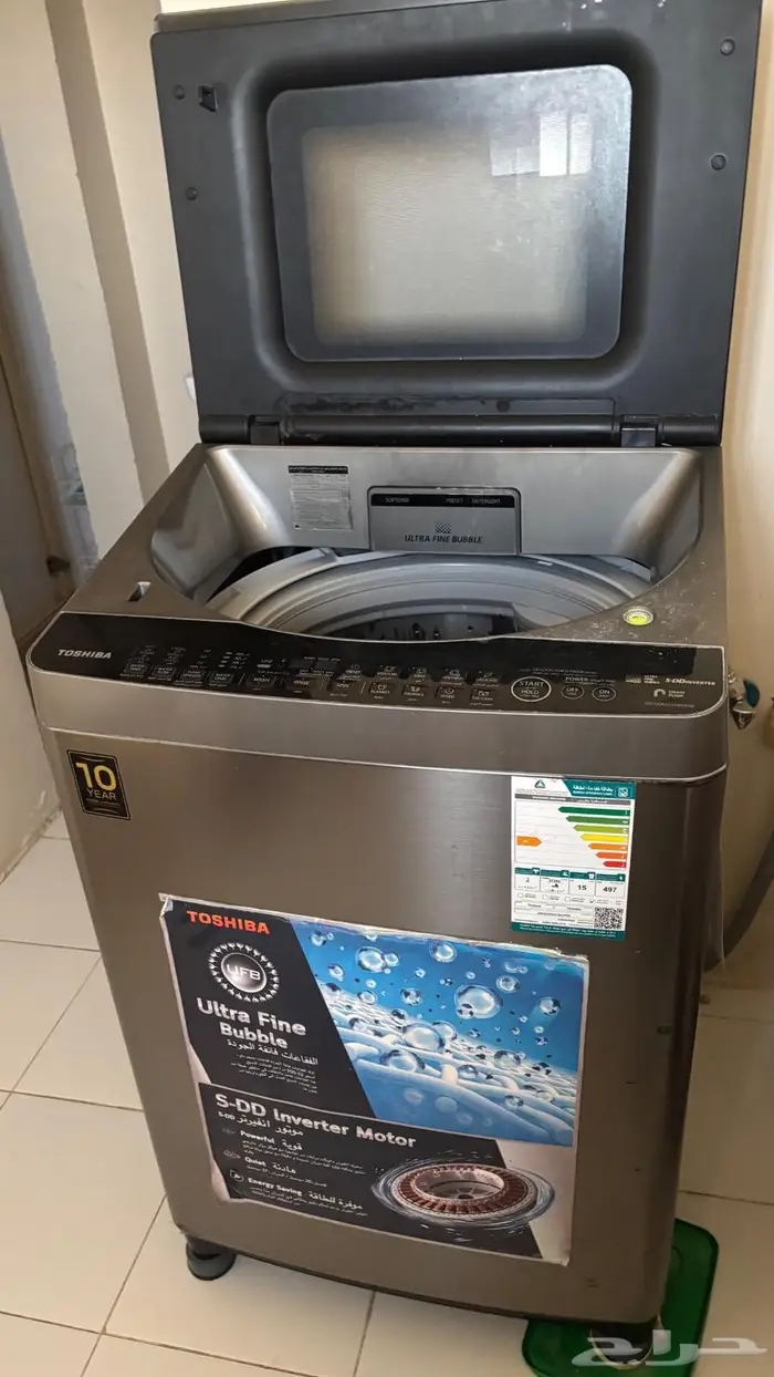 غساله توشيبا 15 كيلو فتحه علويه 8