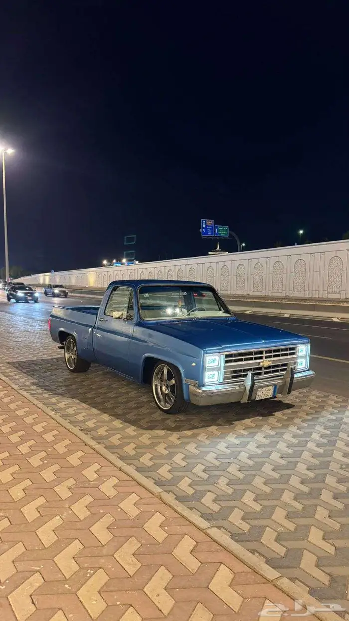 c10 1983 custom   شفروليه قطع 10 معدل كاستم 5