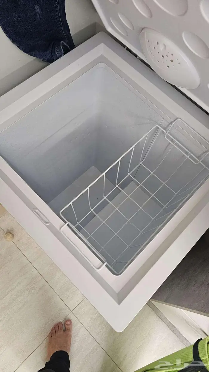 فريزر ارضي 100 لتر هاير شبه جديدة 2