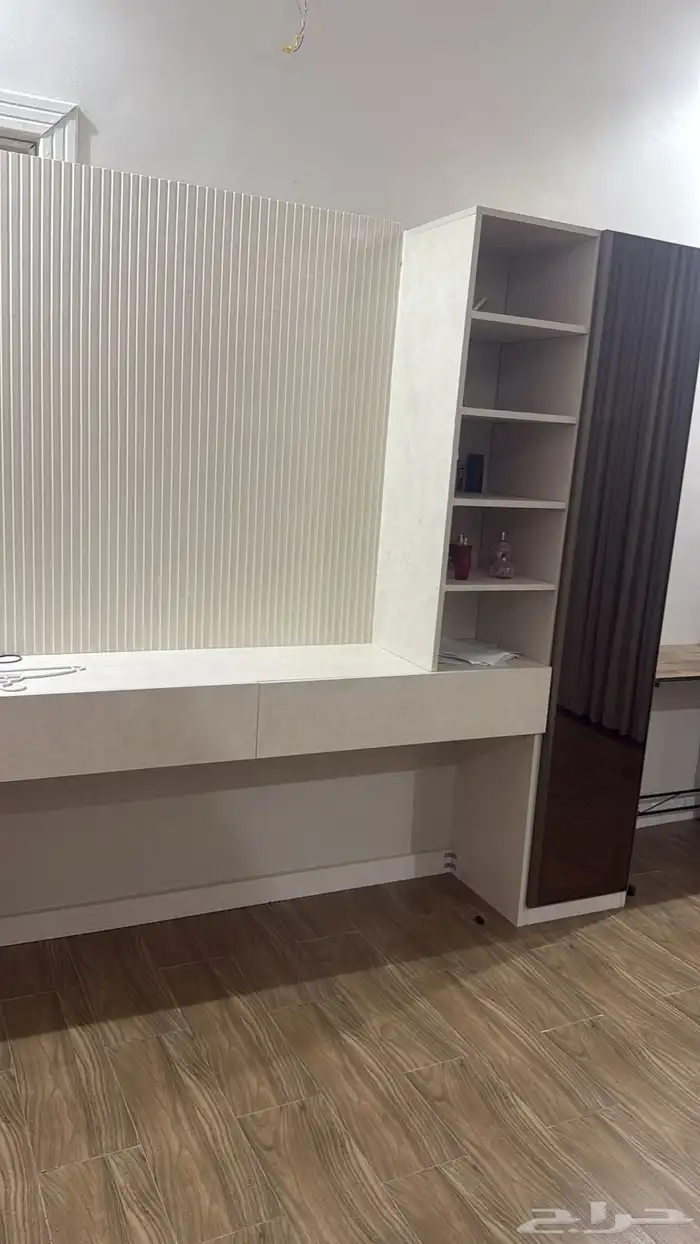 هذا غرفه نوم دولاب سرير كم دينا تسريحه باب خشب جديد 0