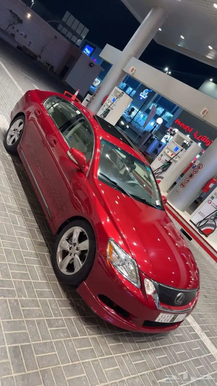 لكزس جي اس لون احمر كرستالي بيع سريع 1