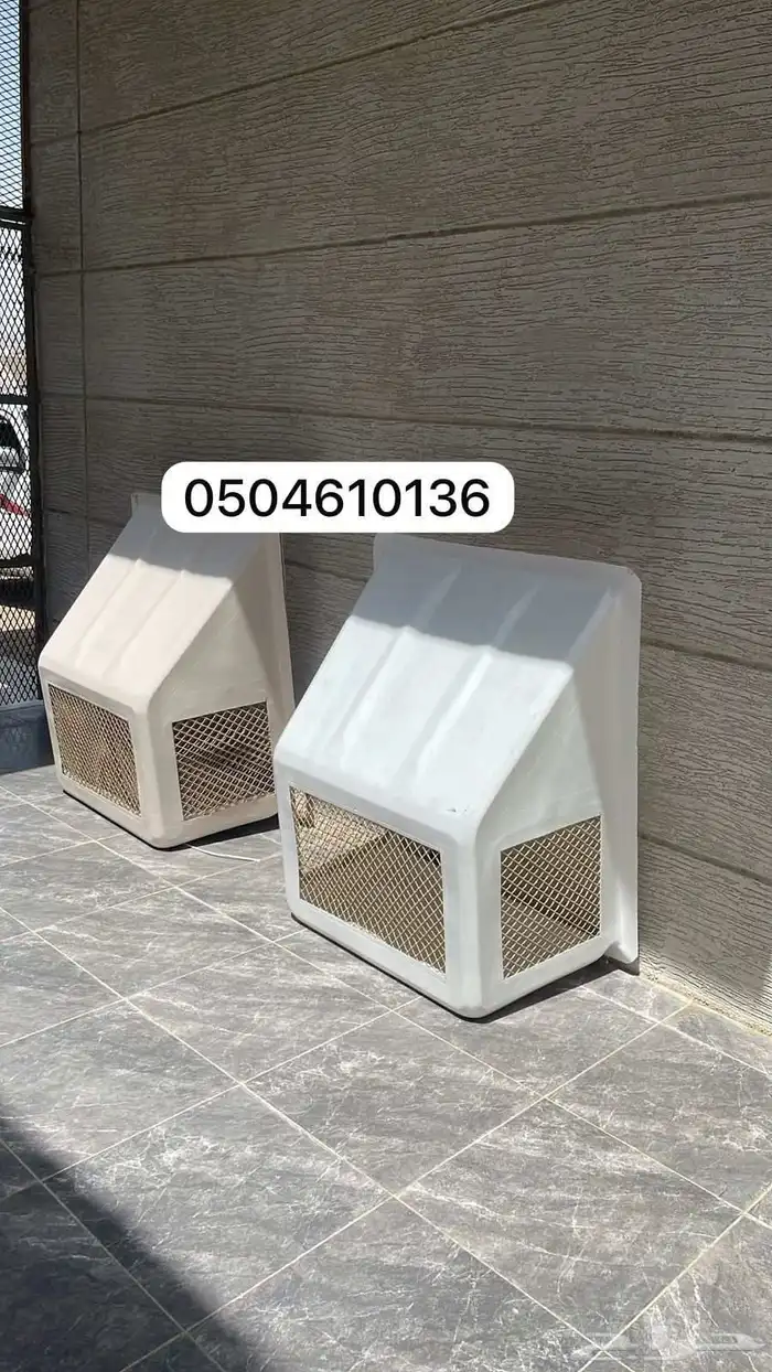 تركيب غطاء مكيف خارجى غطاء شفات خارجى فبر جلاص شبك تيك 1