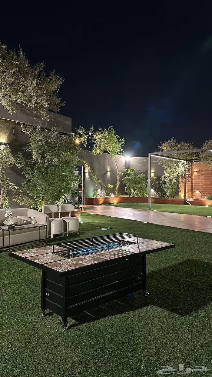 طاولات حدائق وتدفئه وشواء وفخمه 23