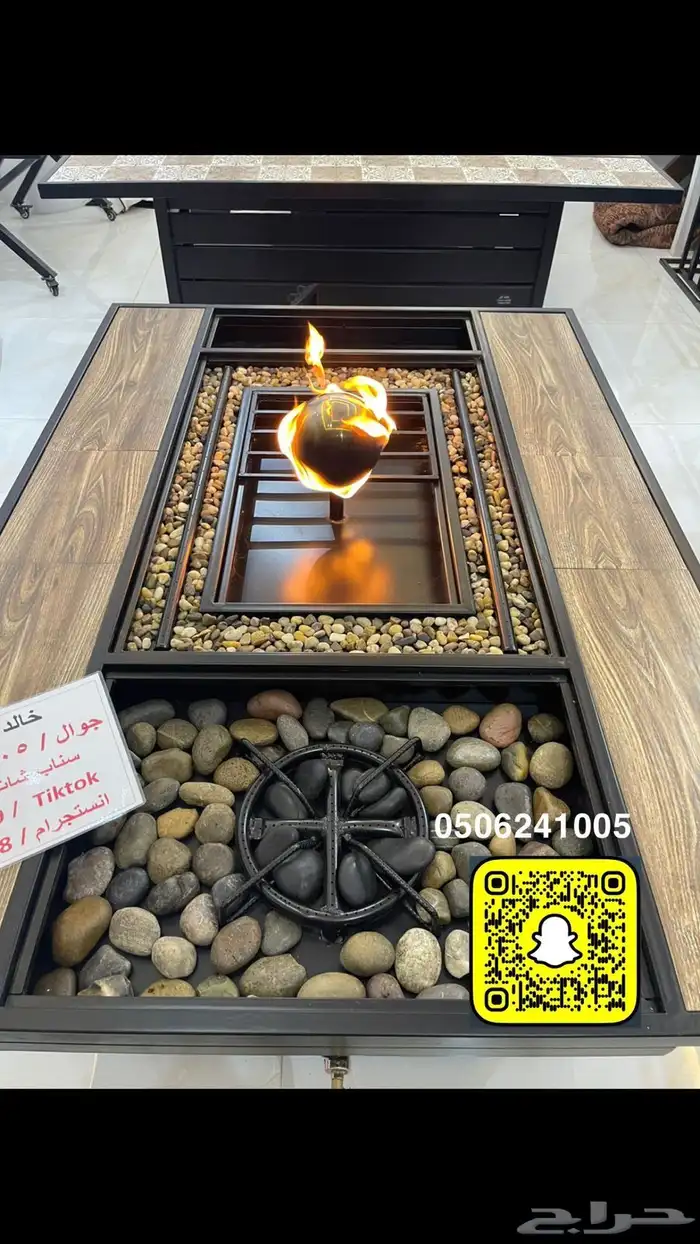 طاولات حدائق وتدفئه وشواء وفخمه 11